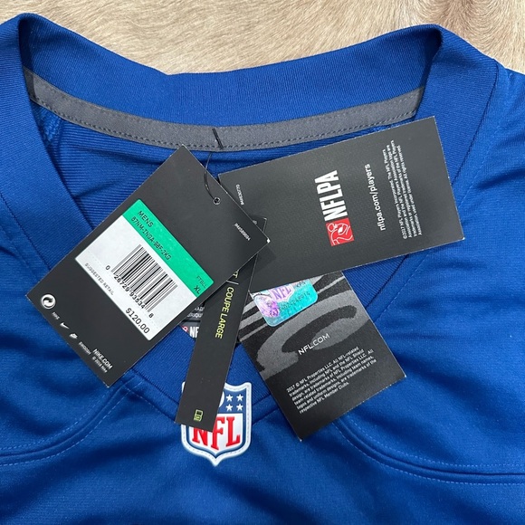 Nike On-Field NFL Indianapolis Colts Carson Wentz #2 Blue Jersey Mens XL NWT - Picture 5 of 7